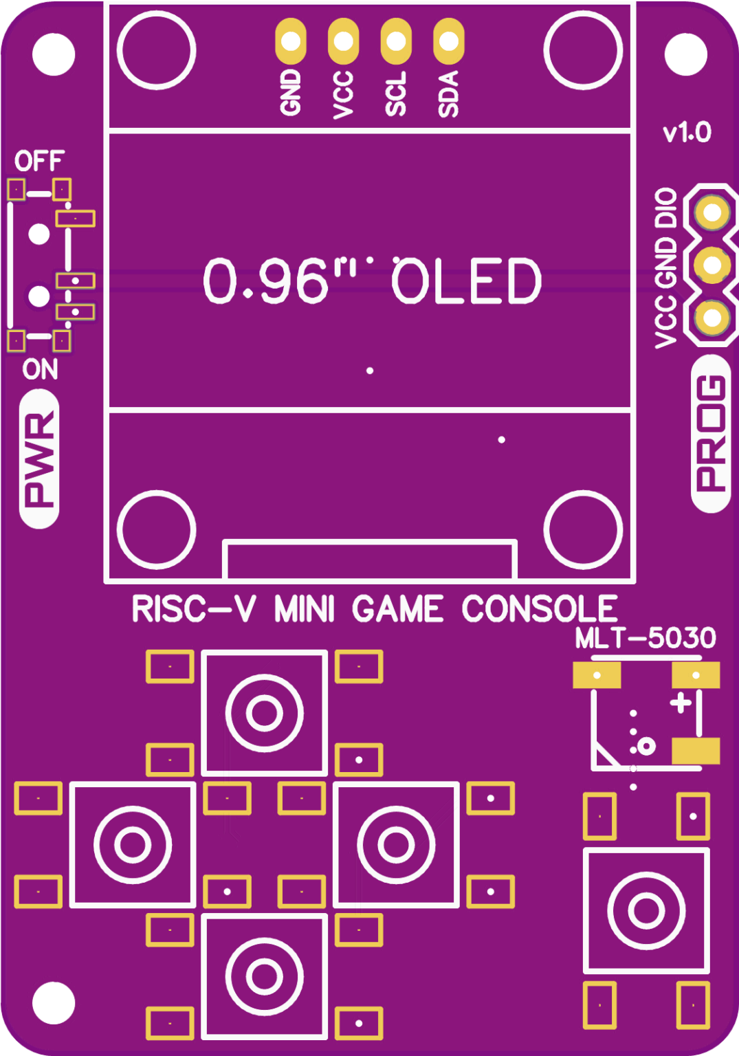 [CH32V003] RISC-V Mini Game Console Opensource - MAKER WITAWAT